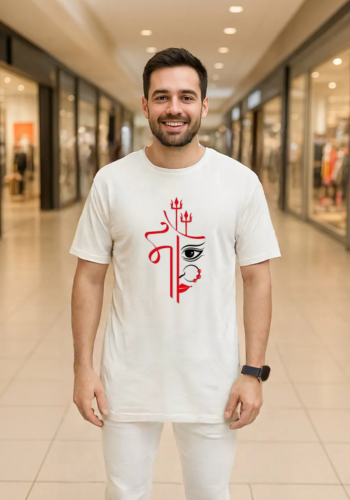 SIYAAN - Men's Round Neck Half Sleeve Pure Cotton T-Shirt