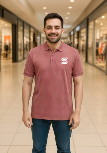 SIYAAN – Men’s 100% Pure Polo Cotton T-Shirt
